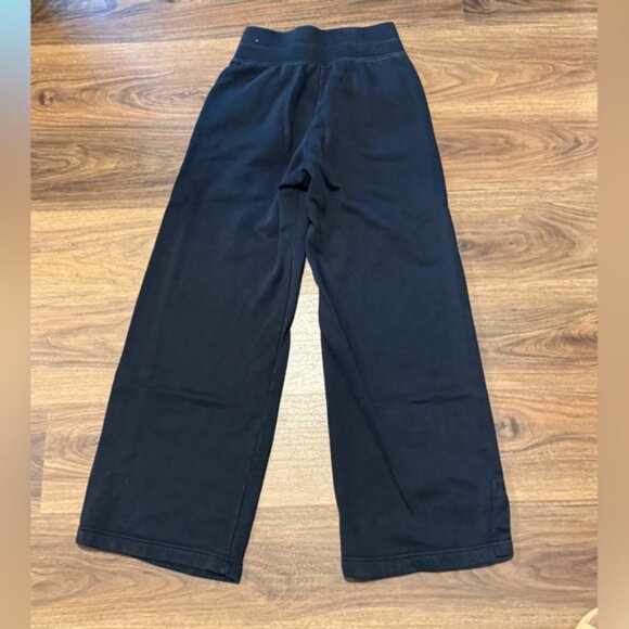 Nike Phoenix Fleece Pants Women S Gray High Waist Wide Leg Cozy Loungewear - Picture 6 of 6